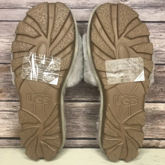UGG Cozette Oyster Slide Sandals 1100892 Size 6 - Picture 3 of 10